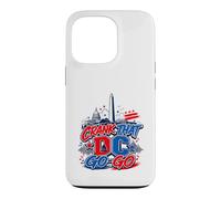 Custodia per iPhone 13 Pro Crank That Go-Go Washington DC Music Vintage Rosso Blu