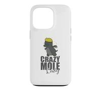 Custodia per iPhone 13 Pro Crazy Mole Lady Animal Tumulo