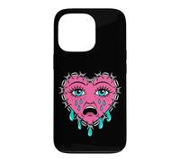 Custodia per iPhone 13 Pro Crying Heart - Traditional Tattoos, Old School Tattoo Flash