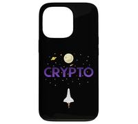 Custodia per iPhone 13 Pro Cryptocurrency Space Rocket Crypto Go Up Only In Crypto