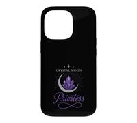 Custodia per iPhone 13 Pro Crystal Moon Sacerdotessa Mistica Fase Lunare Strega Estetica