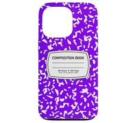 Custodia per iPhone 13 Pro Custodia per notebook con design viola