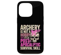Custodia per iPhone 13 Pro Cute Archery Girl Not A Hobby It's Post Apocalyptic Skill