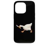 Custodia per iPhone 13 Pro Cute but Dangerous Duck with Knife Funny Silly Duck Meme