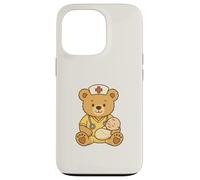 Custodia per iPhone 13 Pro Cute NICU Nurse Teddy Bear Students Neonatal Care Unit Staff