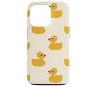 Custodia per iPhone 13 Pro Cute Yellow Rubber Duck Little Bath Toy Black