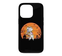 Custodia per iPhone 13 Pro Dabbing Unicorno Scheletro Halloween Danza Pose Scary Dab