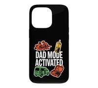 Custodia per iPhone 13 Pro Dad Mode Activated Funny Fatherhood Minivan Parent Graphic