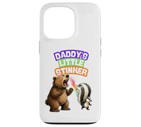 Custodia per iPhone 13 Pro Daddys Little Stinker Bear Skunk Puzza campeggio nei boschi