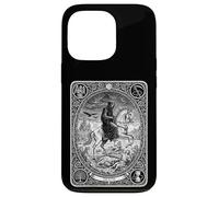 Custodia per iPhone 13 Pro Death Tarot Tee Mayor Arcana, carta della fortuna mistica gotica