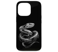 Custodia per iPhone 13 Pro Design con motivo serpente amante degli animali che disegna