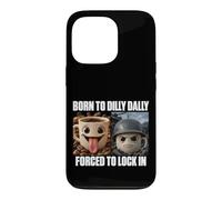 Custodia per iPhone 13 Pro Dilly Dally Funny Coffee Lover Procrastination Graphic Beans