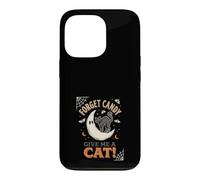 Custodia per iPhone 13 Pro Dimentica le caramelle Dammi un gatto Moon Ghost Halloween