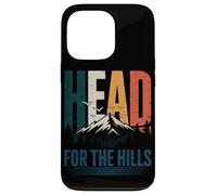 Custodia per iPhone 13 Pro Dirigetevi Verso Le Colline Retro Forest Hikers Mountains