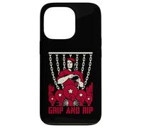 Custodia per iPhone 13 Pro Disco da golf vintage Grip e Rip Frolf Player Retro Propaganda