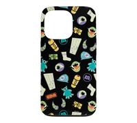 Custodia per iPhone 13 Pro Disney and Pixar's Monsters, Inc. Monstropolis Icons Pattern