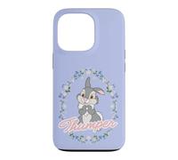 Custodia per iPhone 13 Pro Disney Bambi Thumper Floral Coquette Style Matching