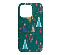 Custodia per iPhone 13 Pro Disney Frozen Holiday Nutcrackers Scandinavian Christmas