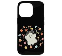 Custodia per iPhone 13 Pro Disney Halloween Mickey Mouse Ears Cute Ghost Candy Treats
