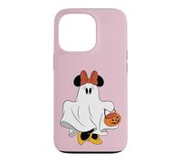 Custodia per iPhone 13 Pro Disney Halloween Minnie Mouse Ghost Costume Trick-or-Treat