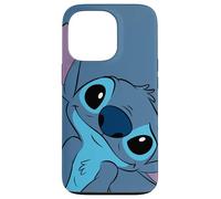 Custodia per iPhone 13 Pro Disney Lilo and Stitch Cute Stitch Face Slate Gray