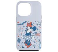 Custodia per iPhone 13 Pro Disney Minnie Mouse USA Americana Collage 4th of July 250th