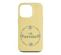 Custodia per iPhone 13 Pro Disney Winnie the Pooh Oh Bother Cross Stitch Style