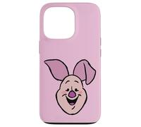 Custodia per iPhone 13 Pro Disney Winnie the Pooh Piglet Happy Big Face Costume