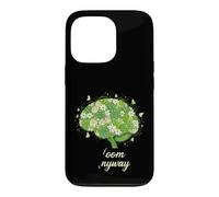 Custodia per iPhone 13 Pro Divertente Bloom Comunque Cervello Floreale Detto Sarcastico