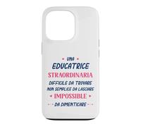 Custodia per iPhone 13 Pro Divertente Educatrice donna Collega Straordinaria Educatrice