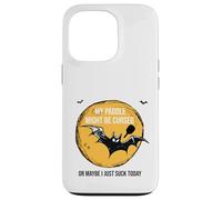 Custodia per iPhone 13 Pro Divertente Halloween Pickleball La mia pagaia potrebbe essere maledetta