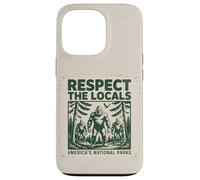 Custodia per iPhone 13 Pro Divertente rispetto La gente del posto Cryptids Folklure Sasquatch