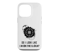 Custodia per iPhone 13 Pro Do I Look Like I'm On The Clock Funny Sarcastic Saying