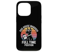 Custodia per iPhone 13 Pro Dog House Manager Posizione a tempo pieno Umorismo