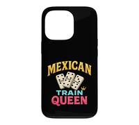Custodia per iPhone 13 Pro Domino Domino Domino Treno Messicano Amante Piastrelle Gioco