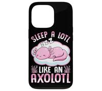 Custodia per iPhone 13 Pro Dormi un sacco come un axolotl