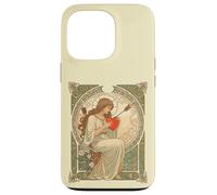 Custodia per iPhone 13 Pro Dove l"amore fa male il romanticismo vintage Art Nouveau