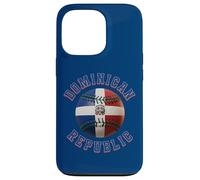 Custodia per iPhone 13 Pro DR Flag Baseball Repubblica Dominicana Latino Heritage Gear