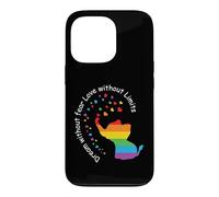Custodia per iPhone 13 Pro Dream Without Fear Elephant LGBT Rainbow Gay Pride Month