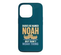 Custodia per iPhone 13 Pro Dudes Be Named Noah Nome divertente gioco di parole di proporzioni bibliche
