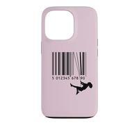 Custodia per iPhone 13 Pro ean code girl altalena out of the box extra LOL nero