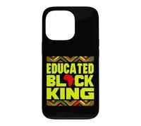 Custodia per iPhone 13 Pro Educated Black King African Pride Empowerment Graphic