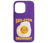Custodia per iPhone 13 Pro Egg-Stra, simpatico gioco di parole a forma di uovo fritto
