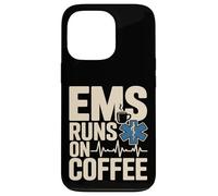 Custodia per iPhone 13 Pro EMS gira sul medico paramedico EMT del caffè