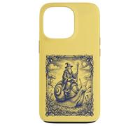 Custodia per iPhone 13 Pro Enchanted Wizard Lumaca Rider Vintage Fantasy Art Divertente