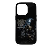 Custodia per iPhone 13 Pro Epic Bible Verse Christian Graphic - Put on The Armor of GOD