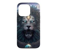 Custodia per iPhone 13 Pro Epico Leone il segno zodiacale della forza