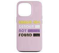 Custodia per iPhone 13 Pro Error 404 Gender Not Found per Non Binario
