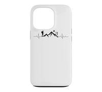 Custodia per iPhone 13 Pro escursioni montagne alpi ECG battito cardiaco all'aperto bou