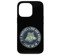Custodia per iPhone 13 Pro Escursionismo Cane Count Me In Trekking All'aperto